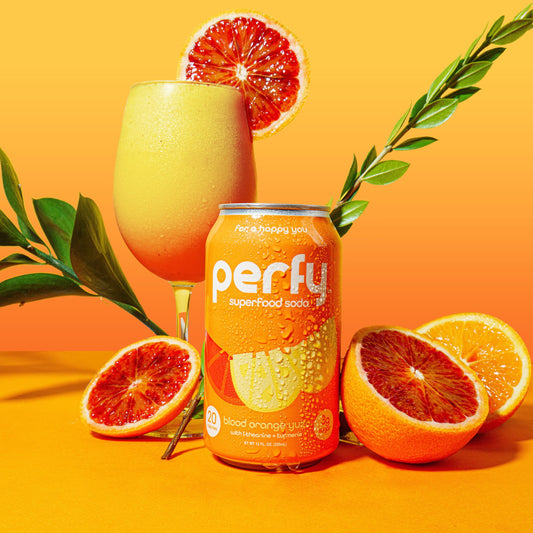Frozen Dreamsicle made with Perfy Blood Orange Yuzu