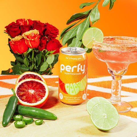 Spicy Sparkling Keto Margarita | Perfy Cocktail Recipe