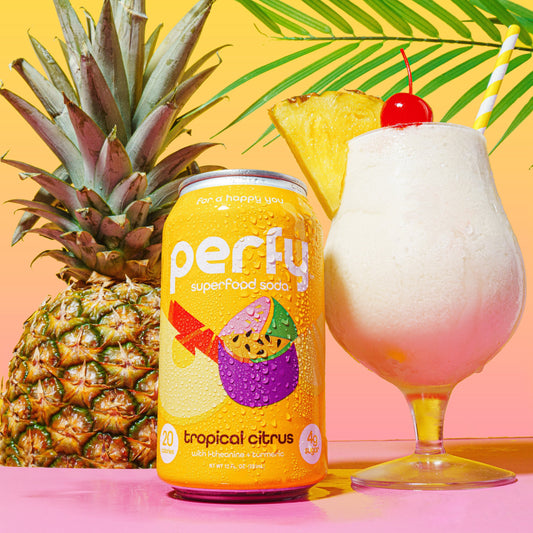 Creamy Colada made with Perfy Tropical Citrus