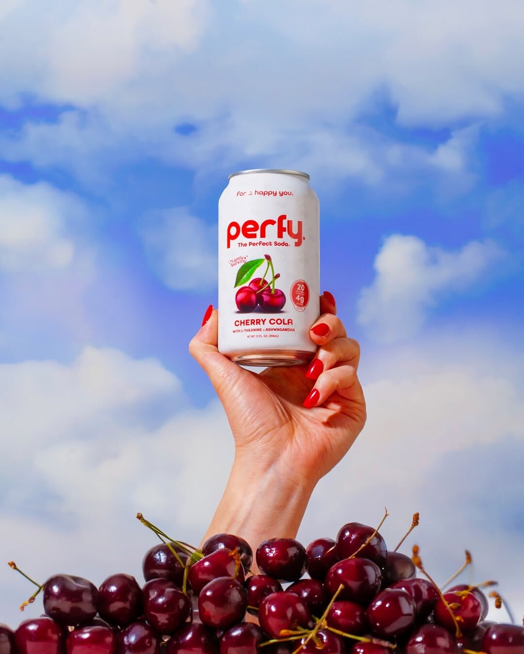 Cherry Cola Trial Pack (3 Cans) | Caffeine Free – Perfy